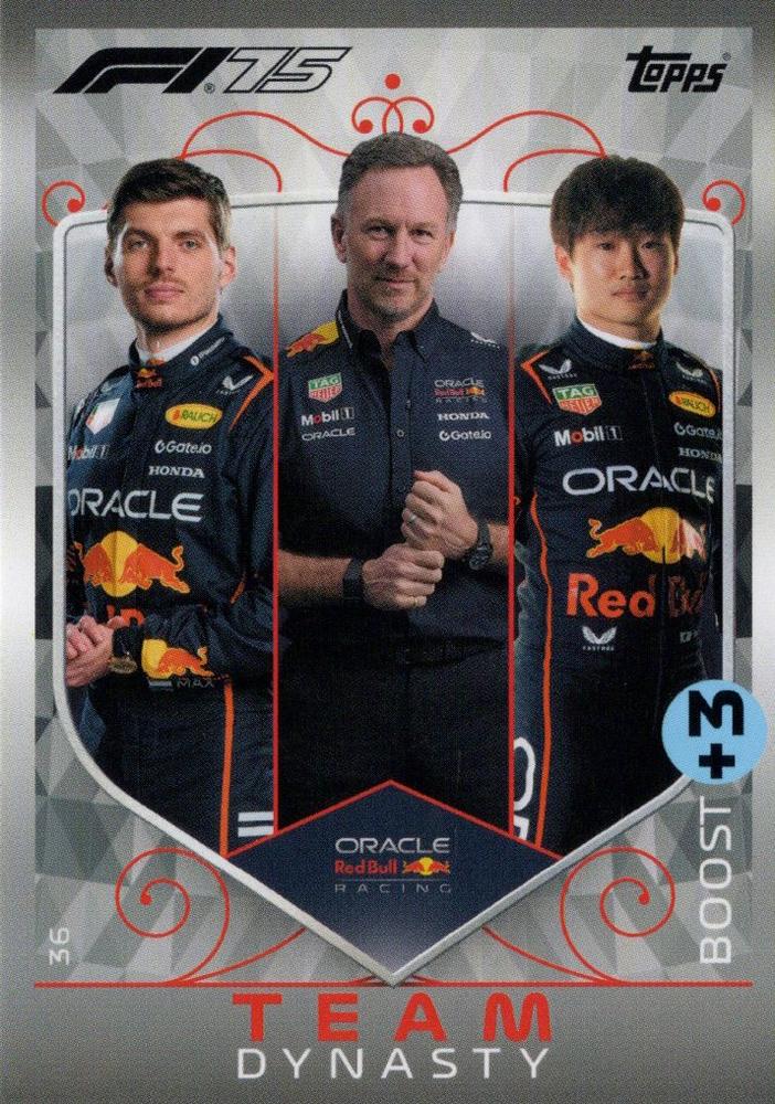 2025 Turbo Attax — Max Verstappen / Christian Horner / Yuki Tsunoda TD #36