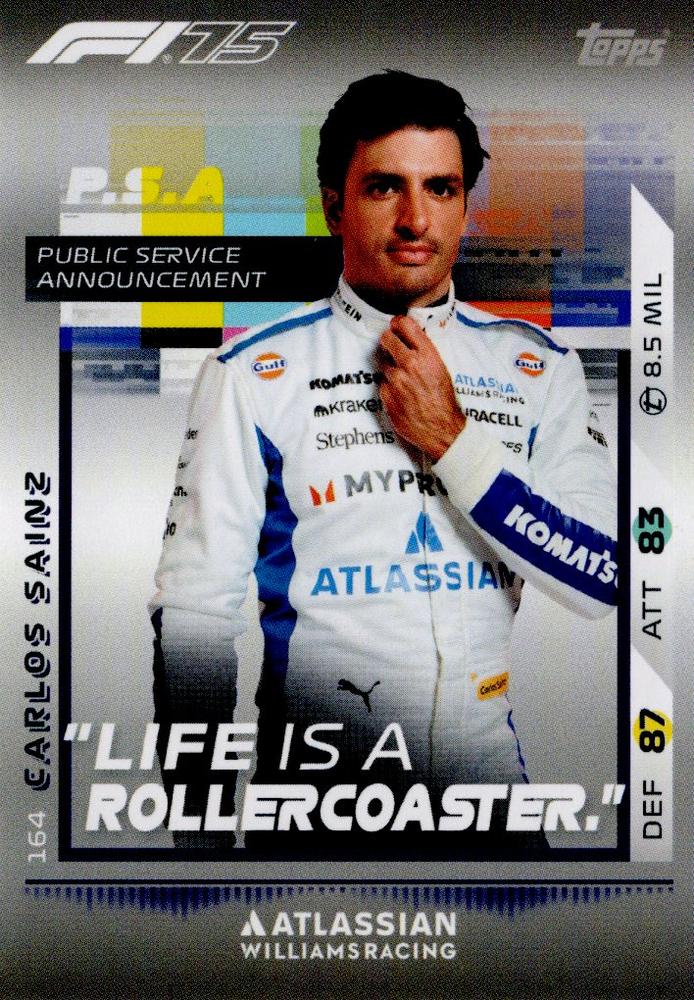2025 Turbo Attax — Carlos Sainz PSA #164