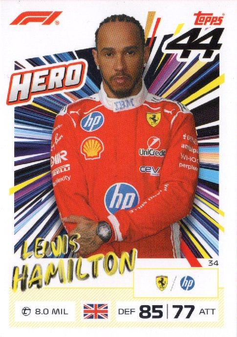 2026 Turbo Attax — Lewis Hamilton HE #34
