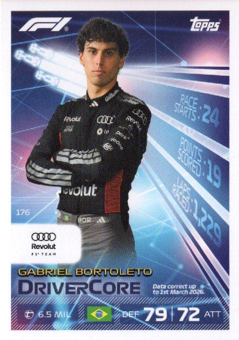 2026 Turbo Attax — Gabriel Bortoleto DC #176