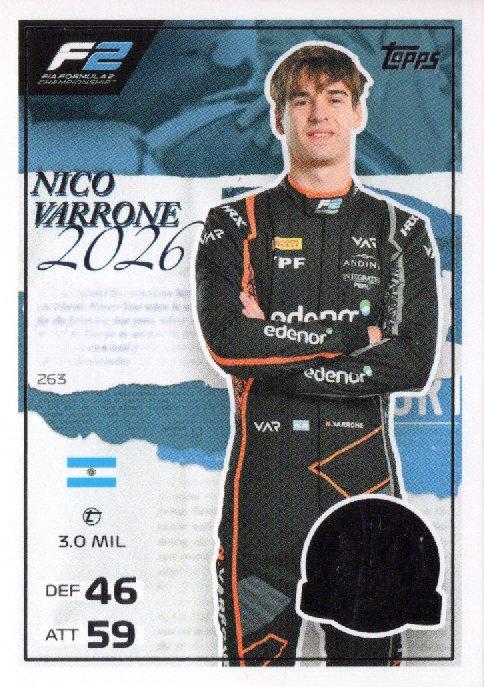 2026 Turbo Attax — Nico Varrone OTW #263