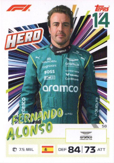 2026 Turbo Attax — Fernando Alonso HE #58