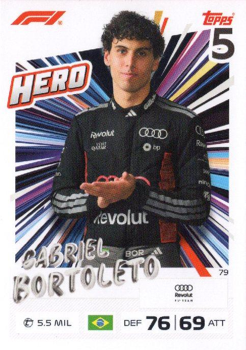 2026 Turbo Attax — Gabriel Bortoleto HE #79