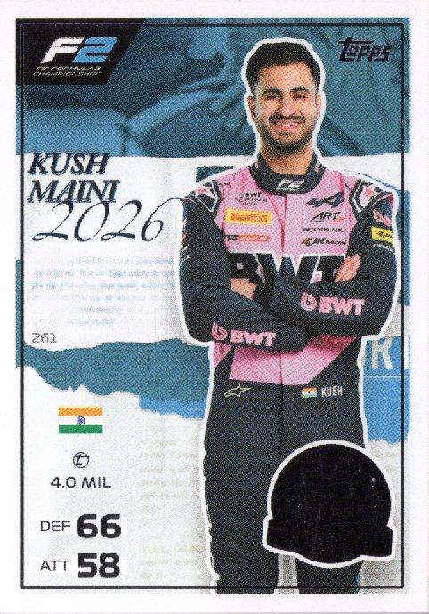 2026 Turbo Attax — Kush Maini OTW #261