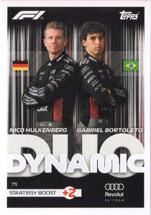 2026 Turbo Attax — Nico Hulkenberg / Gabriel Bortoleto DD #75