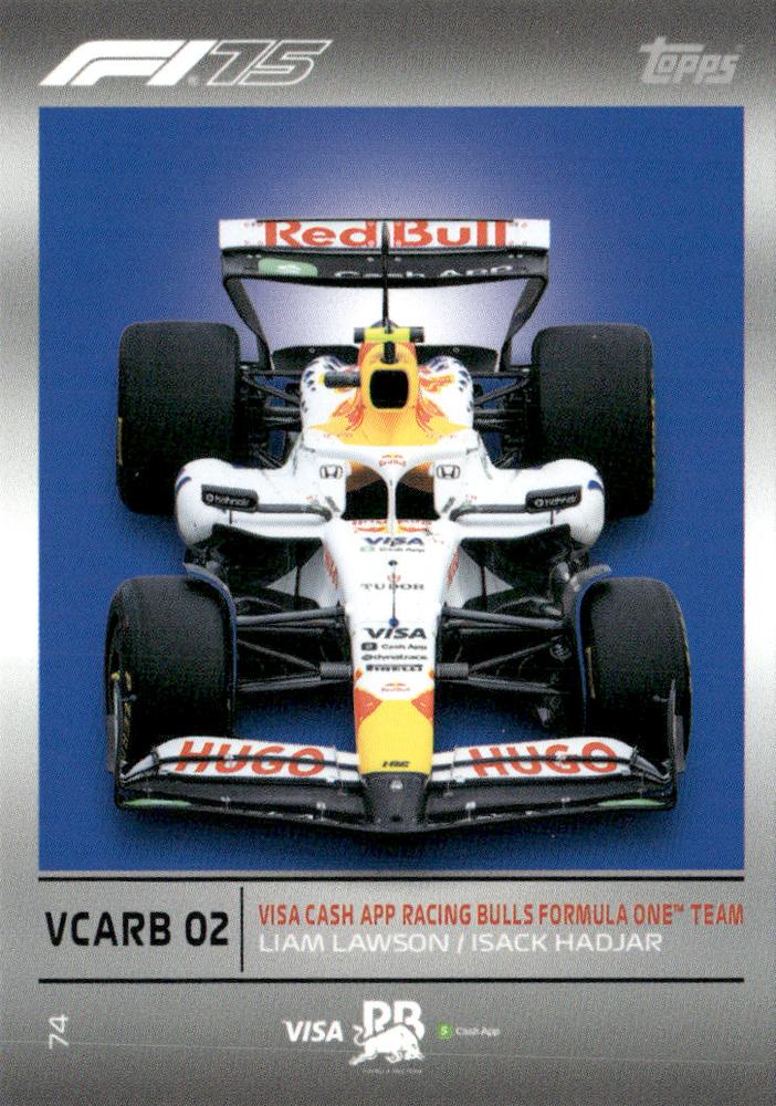 2025 Turbo Attax — Visa Cash App Racing Bulls Formula One Team CAR #74